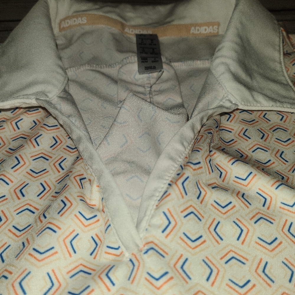 Adidas Women’s Ultimate Print Sleeveless Polo Size Medium - Picture 8 of 8